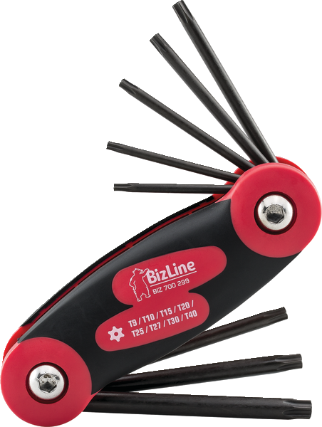 Set di 8 chiavi a brugola Resistorx®